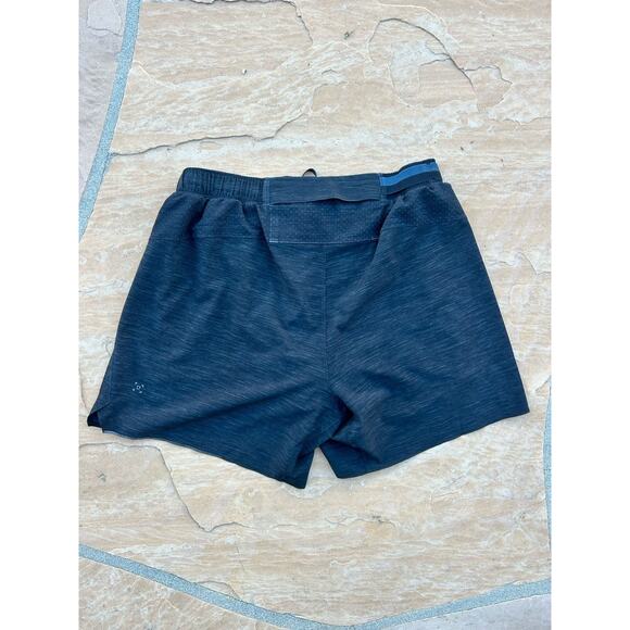 Lululemon Surge Short 6" Updated All Court Texture Deep Coal Black Mens Large - Picture 2 of 3